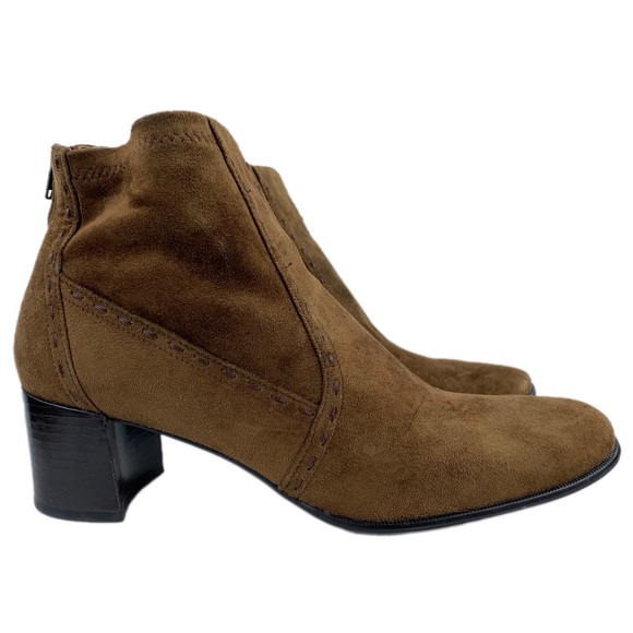 Franco Sarto Faux Suede Ankle Boots